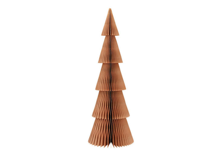 Arbre en Papier Honeycomb - Beige 20x60x20cm - 10042034 - WURM