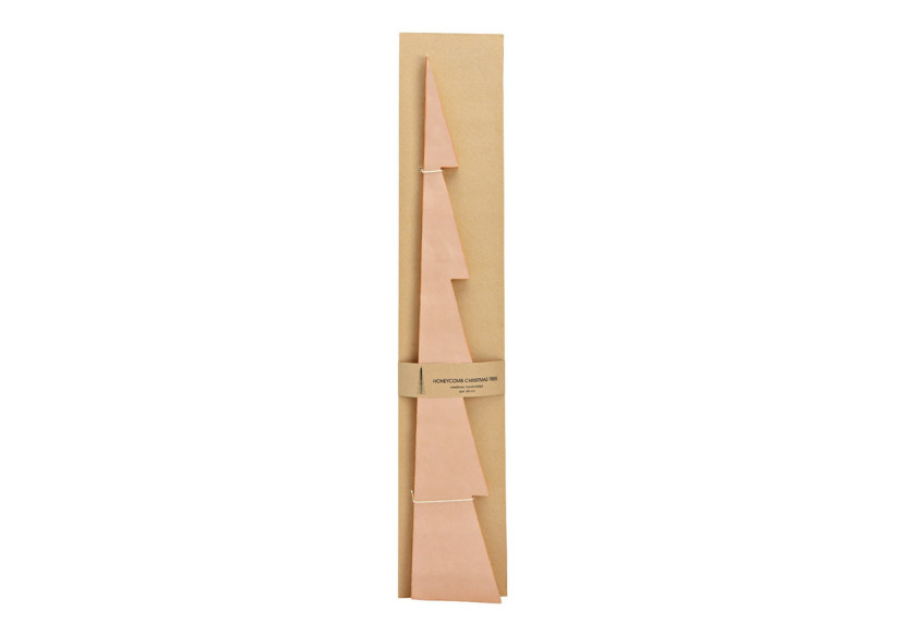 Arbre en Papier Honeycomb - Beige 20x60x20cm - 10042034 - WURM