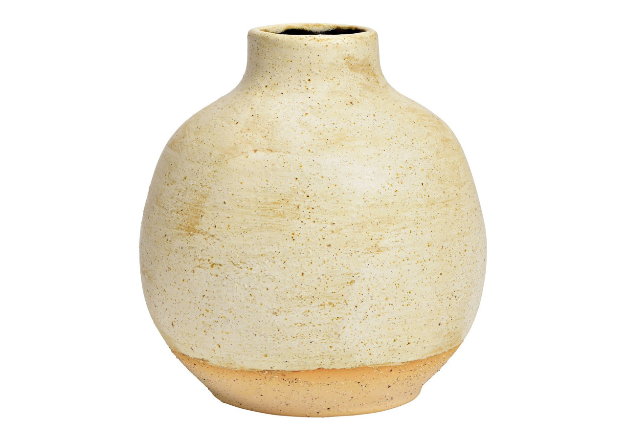 Vase en Céramique - Beige 16x18x16cm - 10042053 - WURM