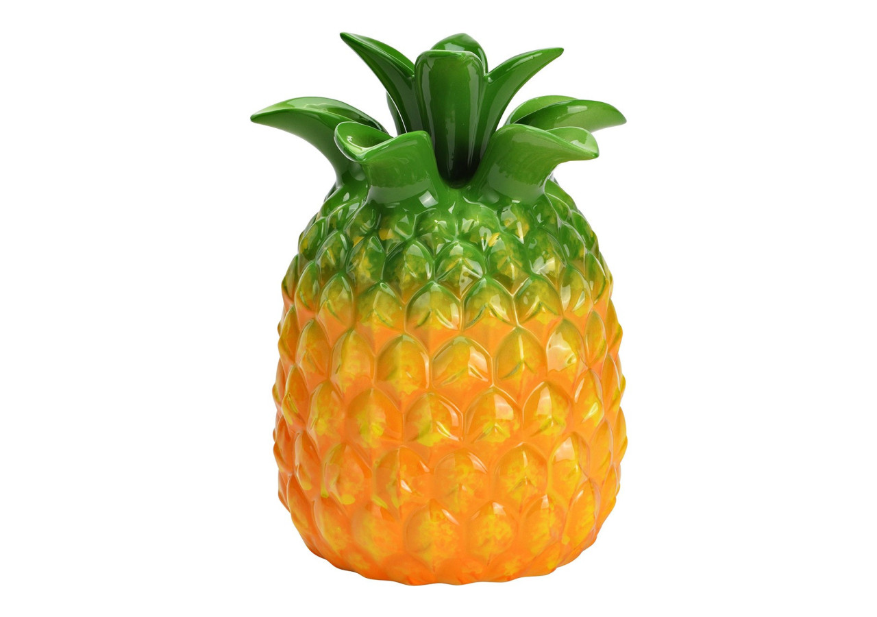 Vase Ananas - Keramik jaune 15x21x15cm - 10042306 - WURM
