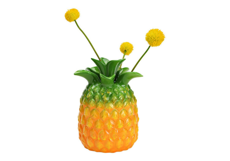 Vase Ananas - Keramik jaune 15x21x15cm - 10042306 - WURM 2