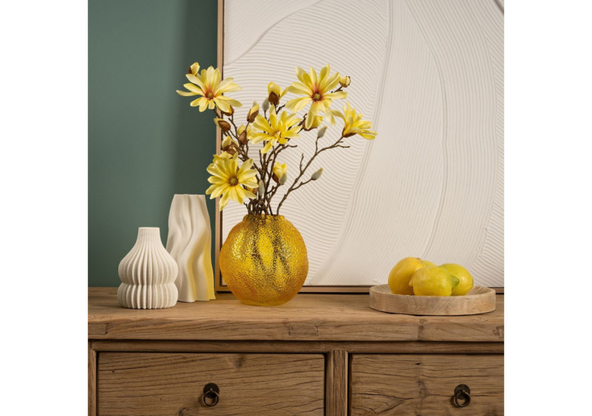 Vase en céramique 3D - Design élégant pour fleurs séchées 12x16x12cm - 10042657 - WURM Vase en céramique 3D - Design élégant pour fleurs séchées 12x16x12cm - 10042657 - WURM