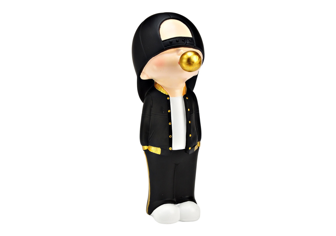 Figurine garçon avec chewing-gum - Style moderne 9x26x13cm - 10042666 - WURM