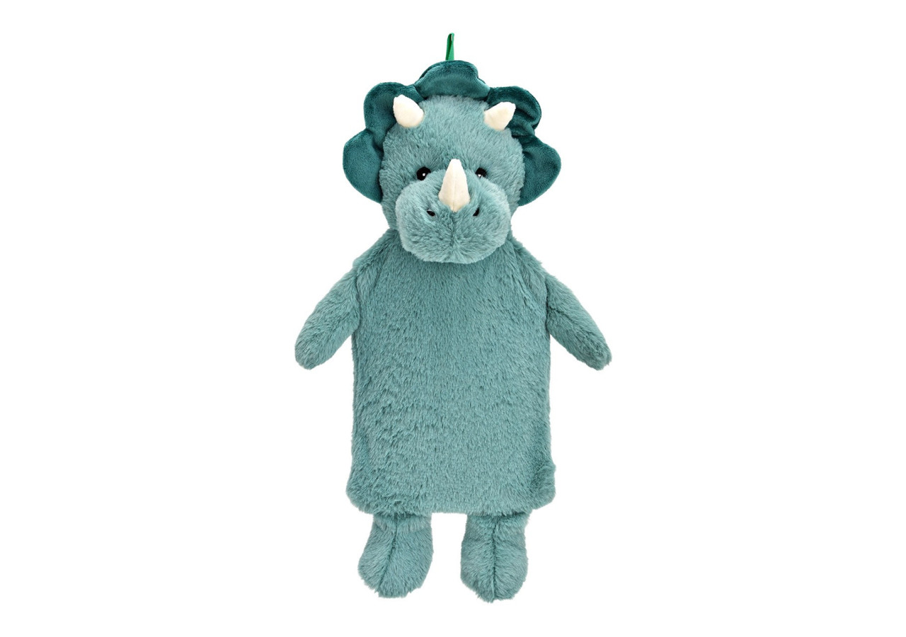 Bouillotte Dino - Plastique turquoise 0,7L 27x43x12cm - 10043041 - WURM