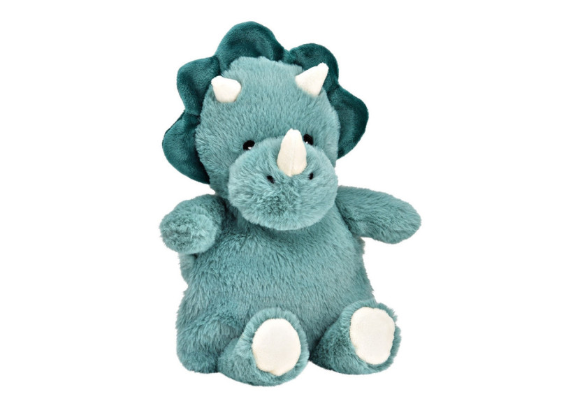 Coussin en noyaux de cerise Dino - Polyester turquoise 22x35x10cm - 10043044 - WURM