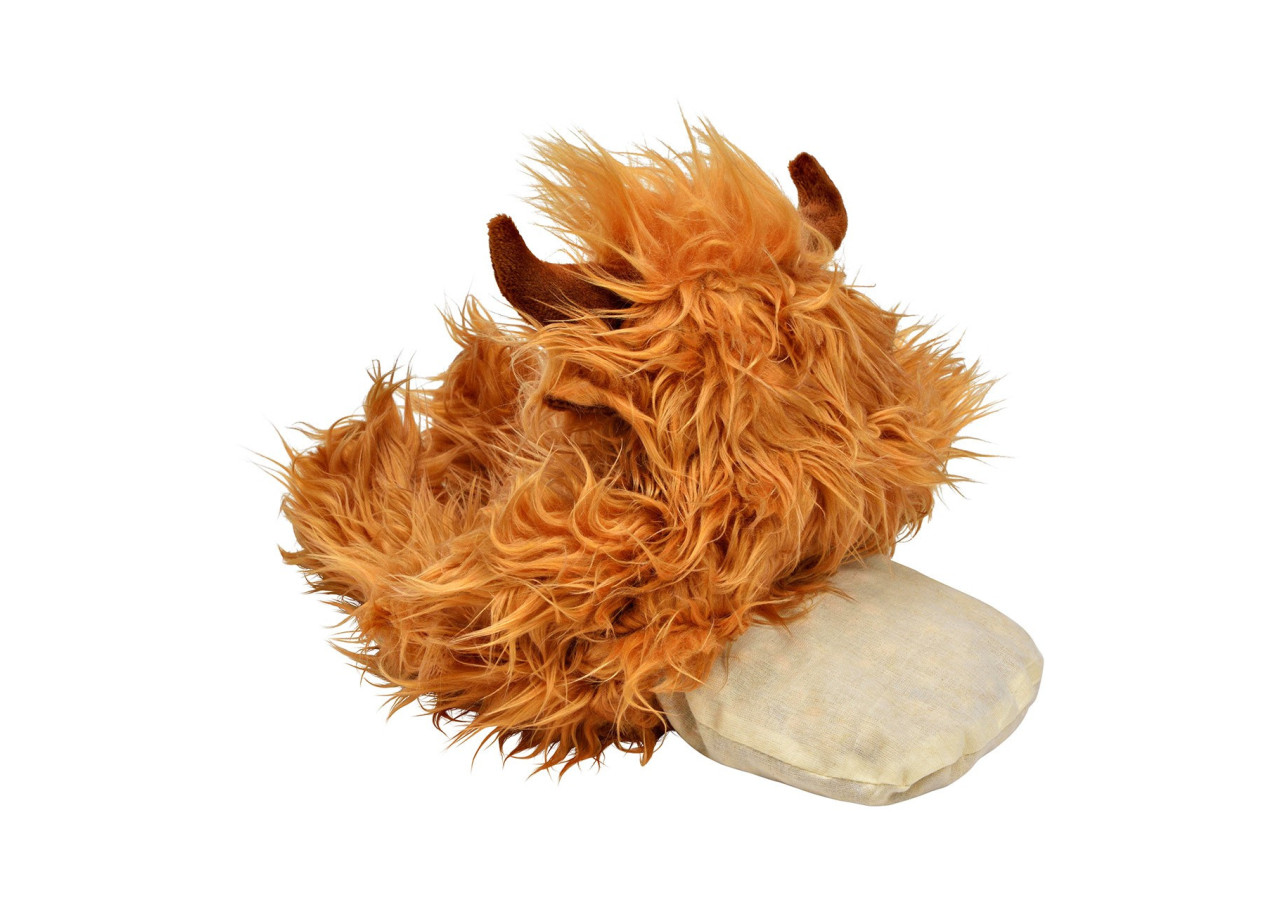 Coussin chauffant en forme de bœuf - Polyester brun 22x38x10cm - 10043045 - WURM