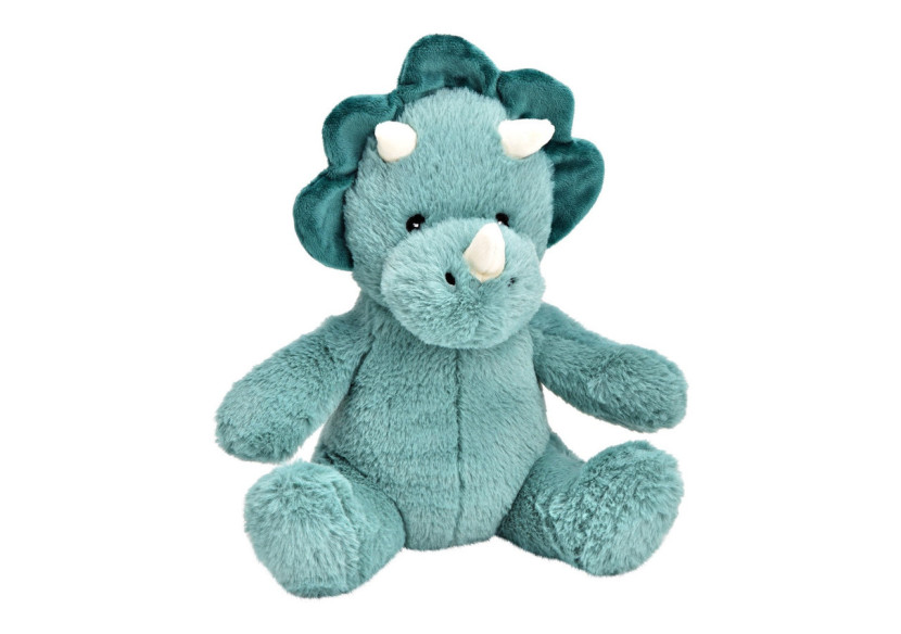 Doudou Dino en peluche - Couleur turquoise 24 x 28 x 19 cm - 10043048 - WURM