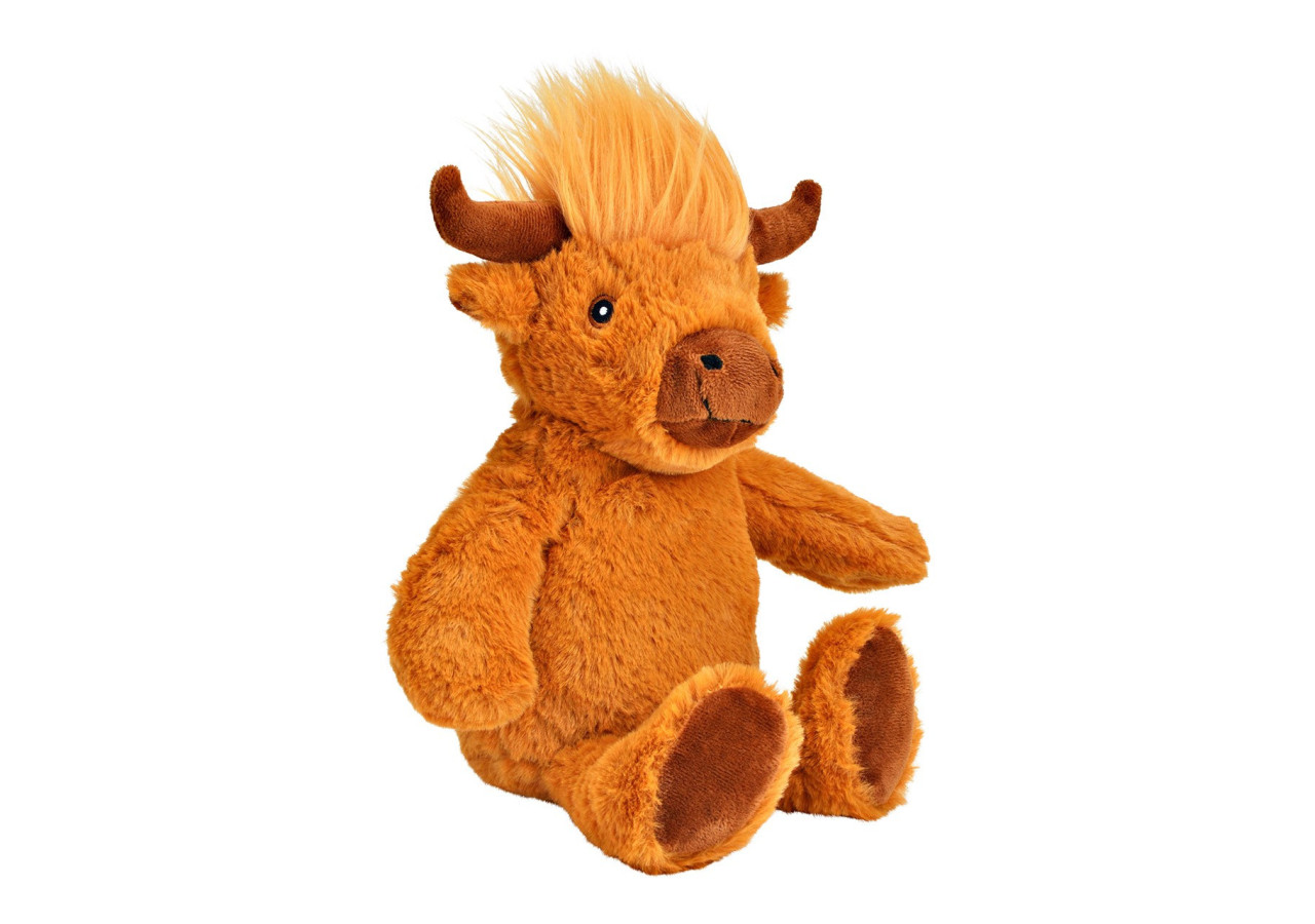 Doudou Bœuf en peluche - Couleur brune 23 x 28 x 17 cm - 10043049 - WURM