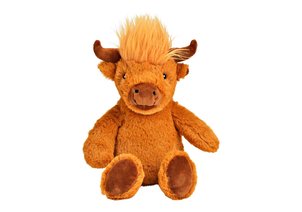 Doudou Bœuf en peluche - Couleur brune 23 x 28 x 17 cm - 10043049 - WURM