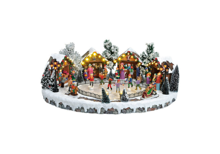 Scène Hivernale Animée - Avec Lumière et Musique - 10055497 - WURM