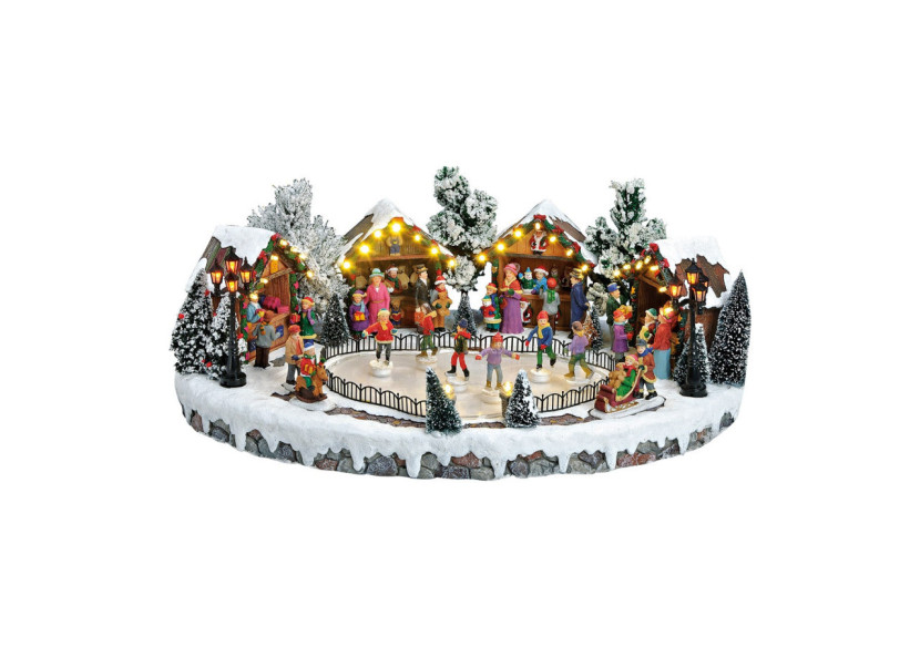 Scène Hivernale Animée - Avec Lumière et Musique - 10055497 - WURM
