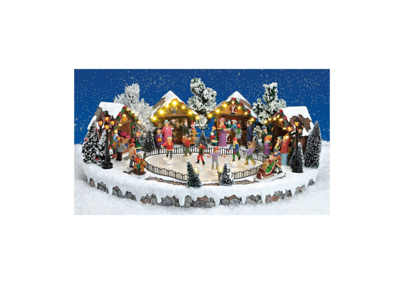 Scène Hivernale Animée - Avec Lumière et Musique - 10055497 - WURM