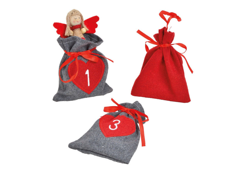 Calendrier de l'Avent en Textile - 24 Sachets, 340cm - 10056023 - WURM