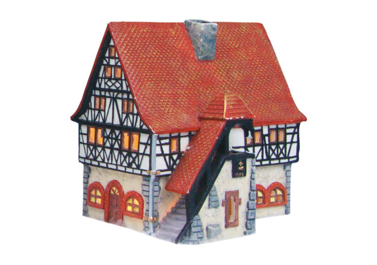 Mairie de Schifferstadt - Lichthaus en porcelaine 12x16x16 cm - 10056267 - WURM