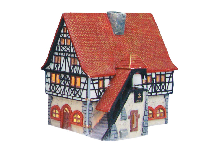 Mairie de Schifferstadt - Lichthaus en porcelaine 12x16x16 cm - 10056267 - WURM