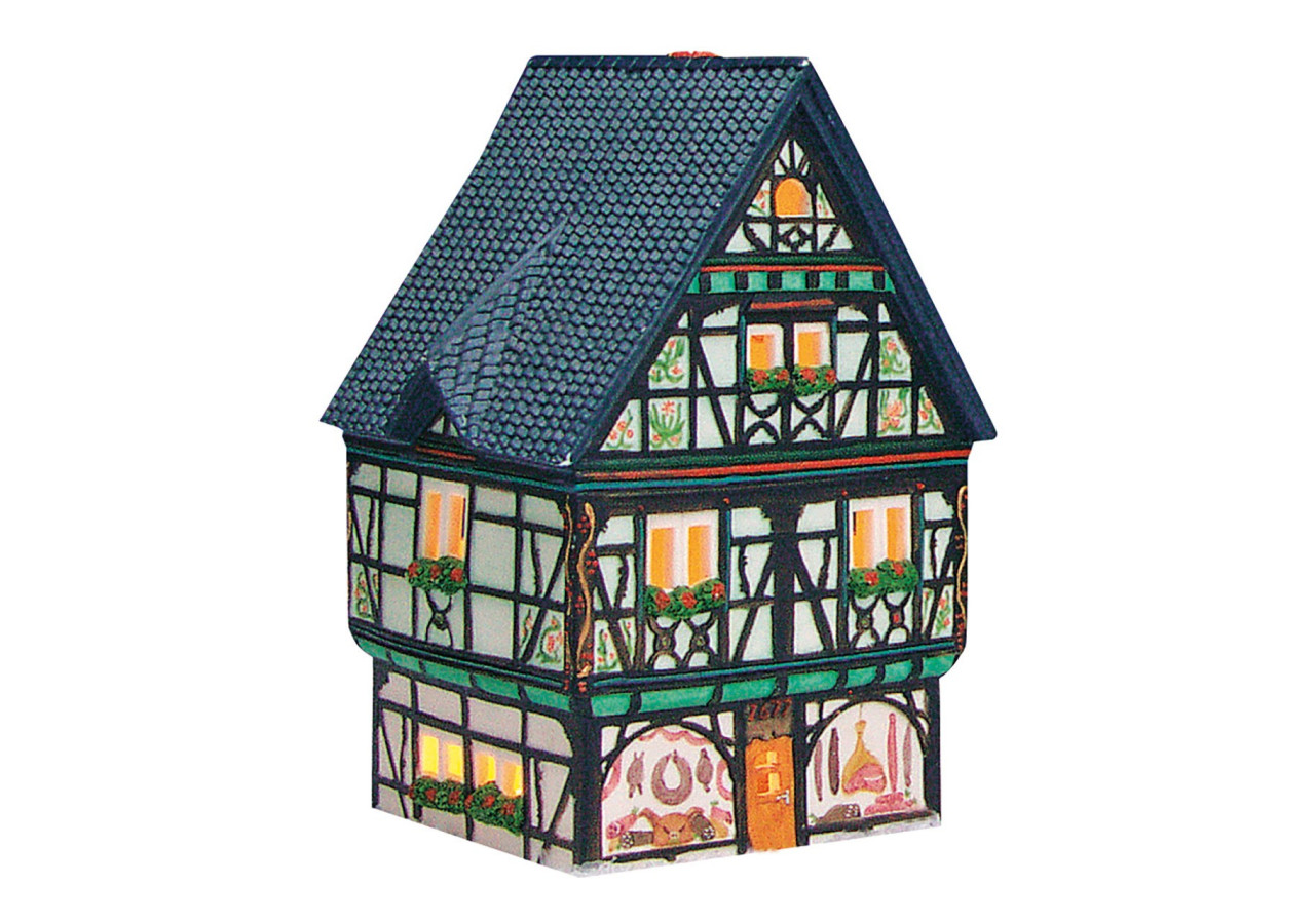 Maison 'Boucherie' - Porcelaine colorée 10 x 19 x 10 cm - 10056721 - WURM