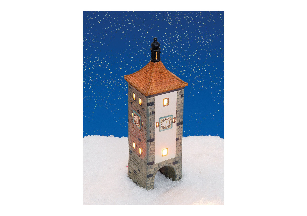 Maison d'éclairage Wurm - Siebersturm Rothenburg/Tauber 8x32x8cm - 10057330 - WURM