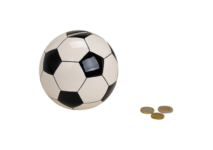Tirelire Football - Céramique 13cm - 10017399 - WURM