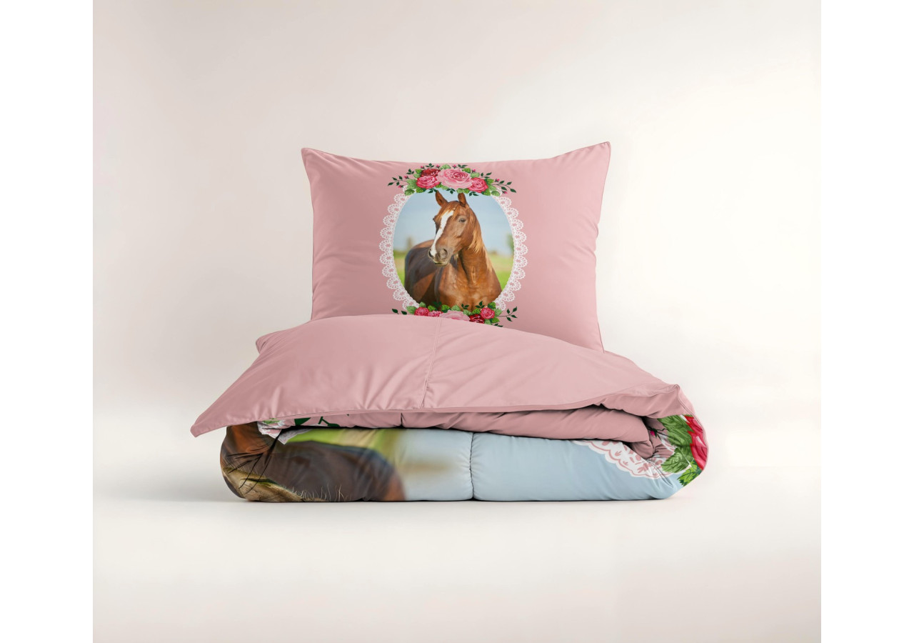 Housse de Couette Cute Horse - 140 x 200/220cm - 17021734 - Royal Textile