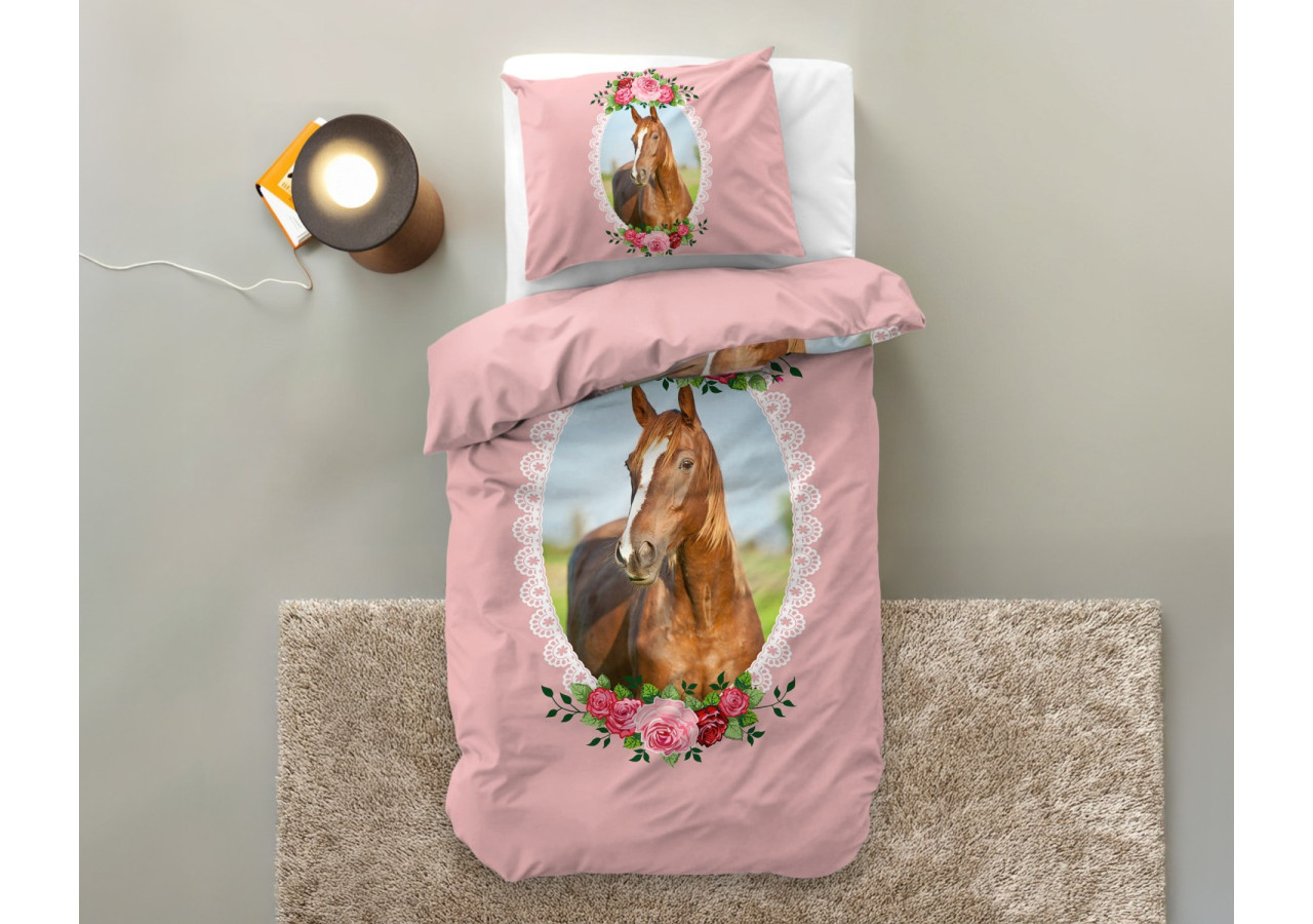 Housse de Couette Cute Horse - 140 x 200/220cm - 17021734 - Royal Textile