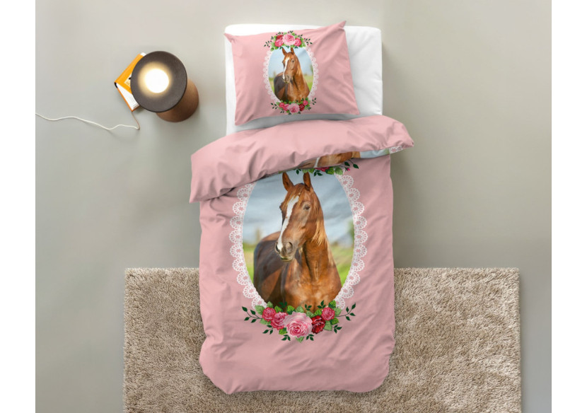 Housse de Couette Cute Horse - 140 x 200/220cm - 17021734 - Royal Textile