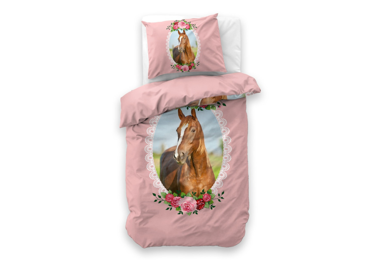 Housse de Couette Cute Horse - 140 x 200/220cm - 17021734 - Royal Textile