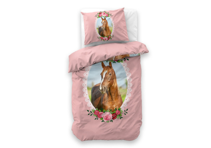 Housse de Couette Cute Horse - 140 x 200/220cm - 17021734 - Royal Textile