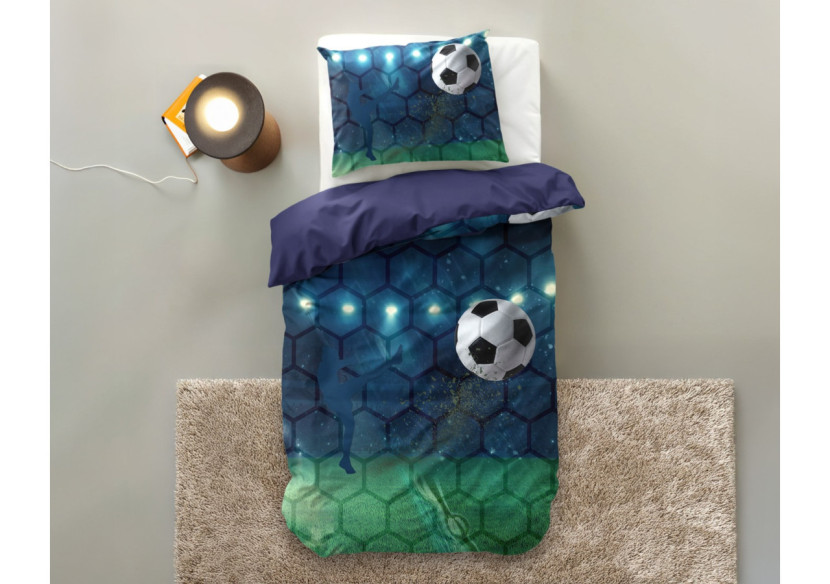 Housse de couette Live Football - 140 x 200/220 cm en microfibre douce - 17021739 - Royal Textile