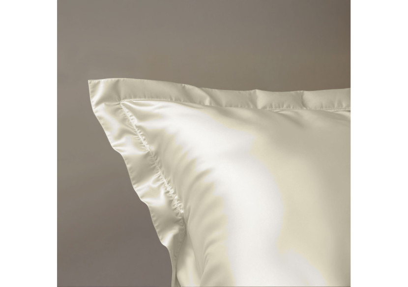 Housse de Couette Glossy Crème - Satin Brillant 140 x 220 cm - 17020862 - Royal Textile