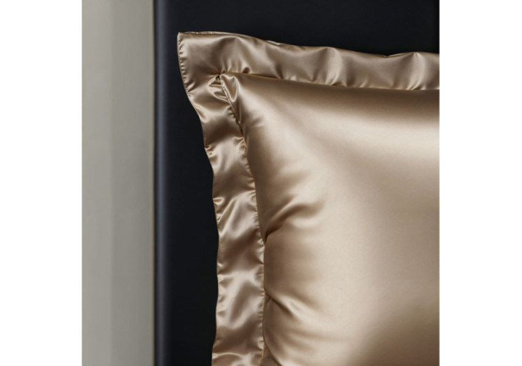 Housse de Couette Satiné Brillant Taupe - 140 x 220 cm - 17020865 - Royal Textile