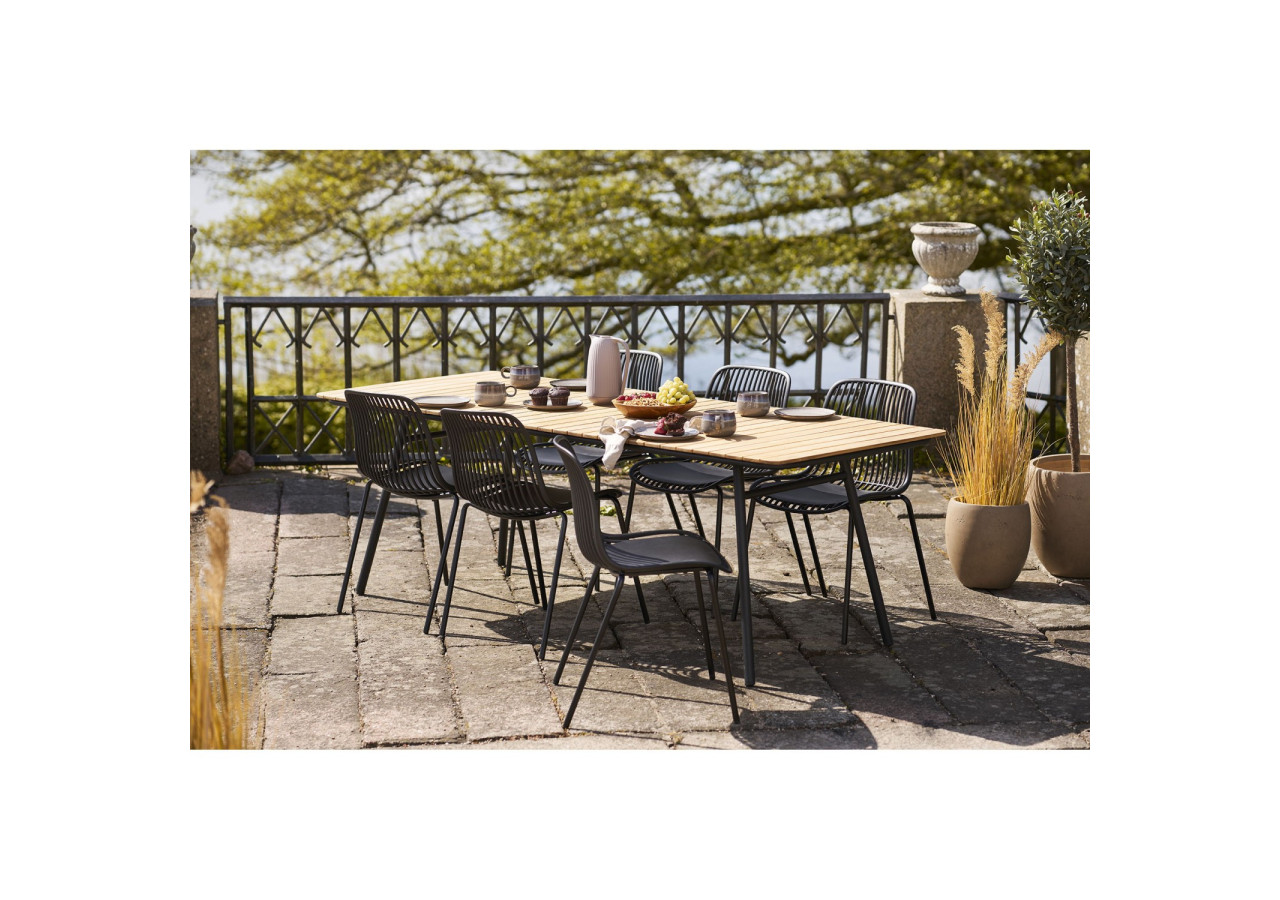 Chaise de jardin BRANSON - Confort et durabilité - 7001008 - House Nordic