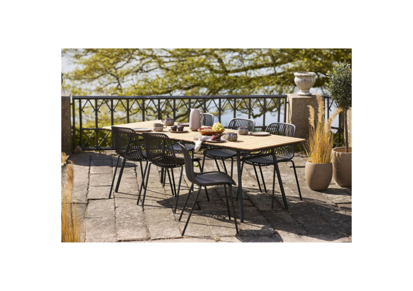 Chaise de jardin BRANSON - Confort et durabilité - 7001008 - House Nordic