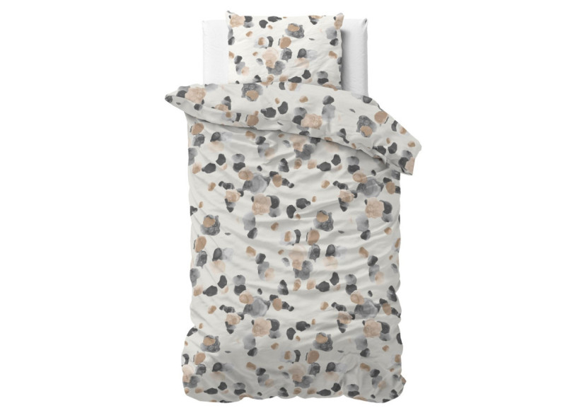 Spotty Zand - Housse de couette 140 x 220 en couleur sable à motifs - 17022380 - Royal Textile Spotty Zand - Housse de couette 140 x 220 en couleur sable à motifs - 17022380 - Royal Textile