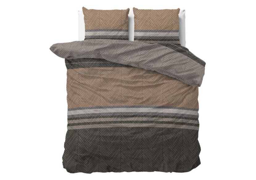 Ezgi Bruin 200 x 220 - Housse de couette chic en brun - 17022396 - Royal Textile Ezgi Bruin 200 x 220 - Housse de couette chic en brun - 17022396 - Royal Textile