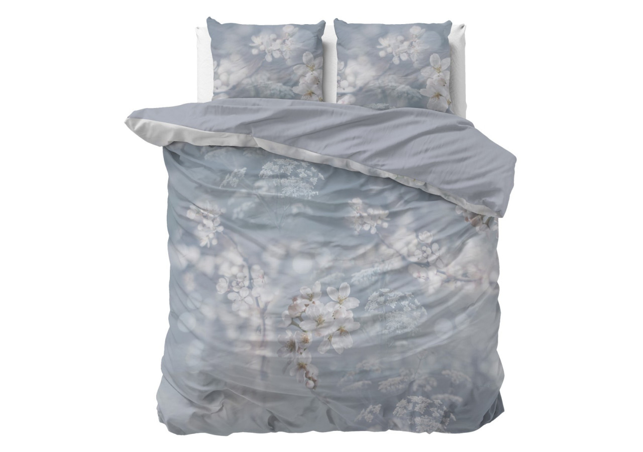 Frost Nature Blauw 240 x 200/220 - Housse de couette nature bleue - 17022478 - Royal Textile