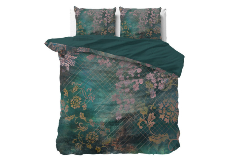 Raddison Flower Groen - Dimensions 200 x 200/220 cm - 17022489 - Royal Textile