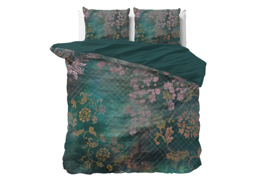 Raddison Flower Groen - Dimensions 240 x 200/220 cm - 17022490 - Royal Textile