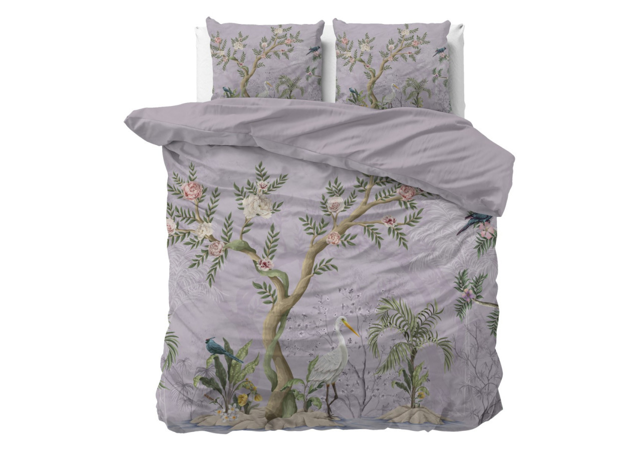 Housse de Lit Lois Violet - 200 x 200/220 cm - 17022504 - Royal Textile