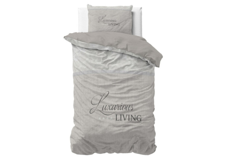 Housse de Lit Luxurious Living Beige - 140 x 200/220 cm - 17022509 - Royal Textile