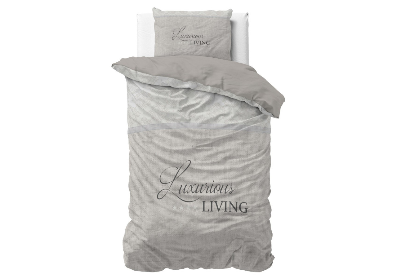 Housse de Lit Luxurious Living Beige - 140 x 200/220 cm - 17022509 - Royal Textile