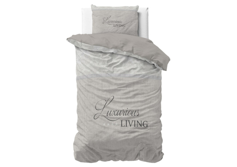 Housse de Lit Luxurious Living Beige - 140 x 200/220 cm - 17022509 - Royal Textile