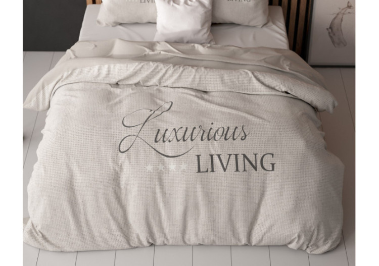 Housse de Lit Luxurious Living Beige - 240 x 200/220 cm - 17022511 - Royal Textile