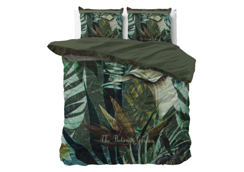 Couverture The Botanic Garden Vert - 240 x 200/220 cm - 17023157 - Royal Textile