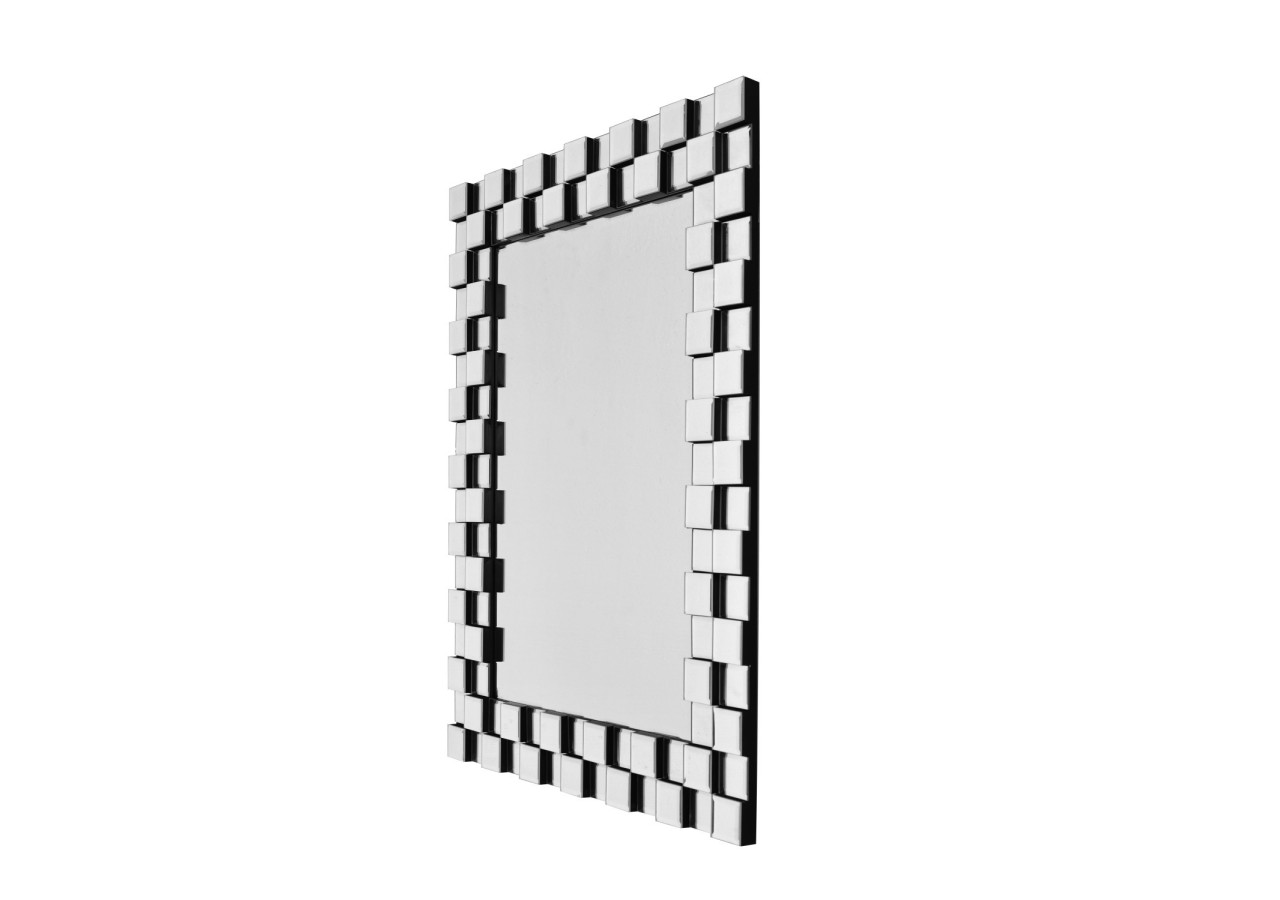 Miroir mural Dionysos - Rectangulaire Argenté 65 x 85 cm - 58NWY - Kayoom