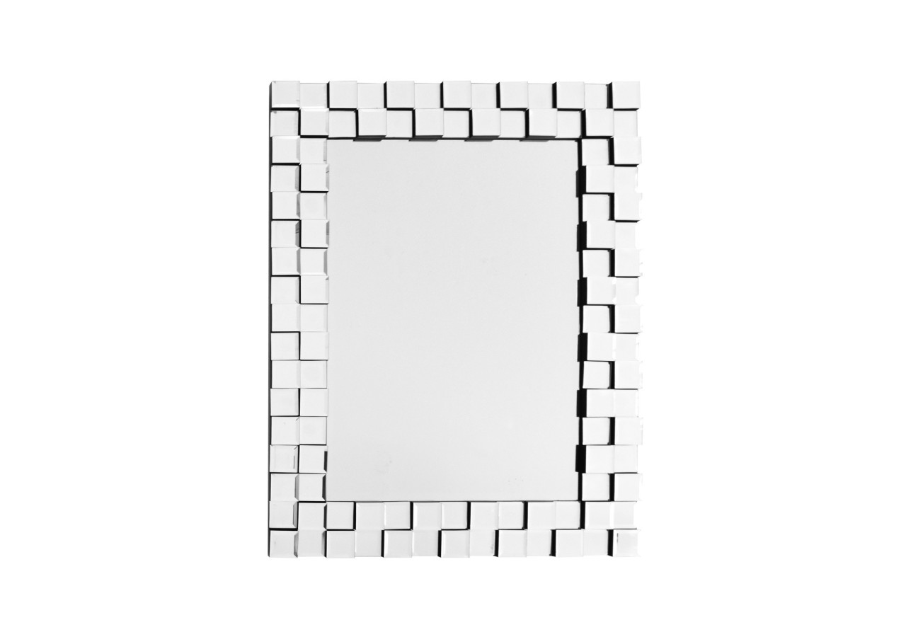 Miroir mural Dionysos - Rectangulaire Argenté 65 x 85 cm - 58NWY - Kayoom