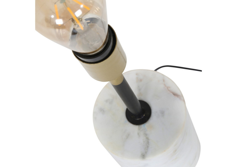 Lampe Caramia 277 - Blanc et laiton, design élégant - ER5XE - Kayoom