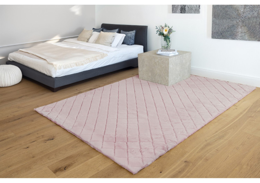 Tapis Imala - Rose 160 x 230 cm, douceur et élégance - WIO1S-160-230 - Padiro