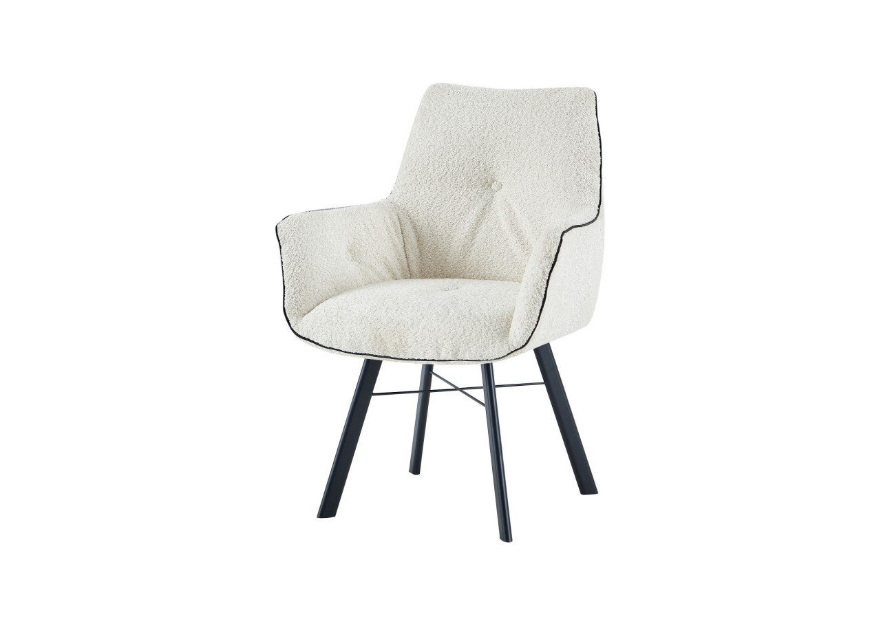 Fauteuil ALLIE 100 - Crème avec fonction de retour automatique - HQGBX-CRE - Kayoom