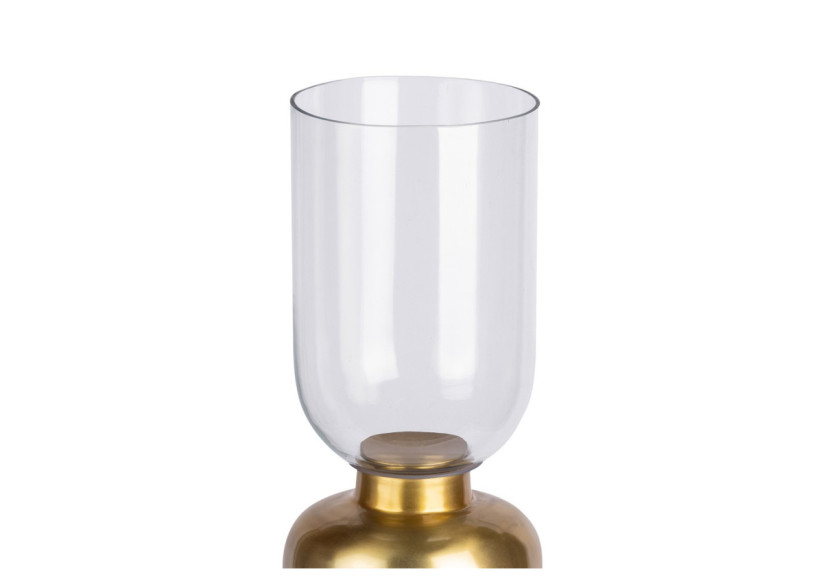 Bougeoir de sol SHANTI 100 - Or avec base en marbre - XQW6P-GLD - Kayoom