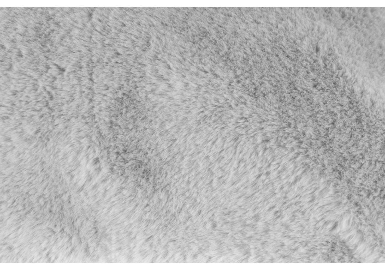 Ensemble coussin et couverture Aimee - Douceur grise et bleue 45 x 45 cm et 130 x 170 cm - FN7S4-GRY - Kenda Sand